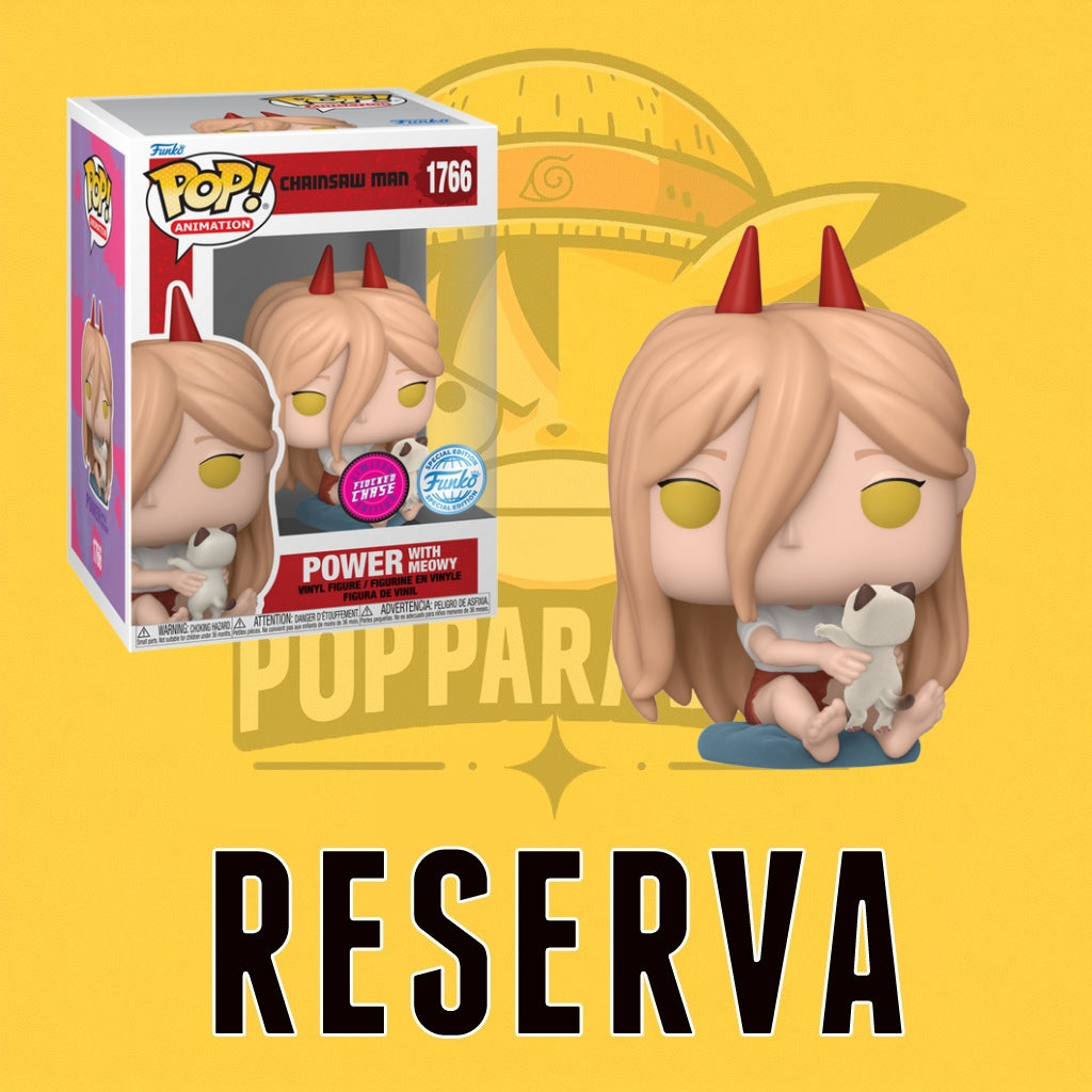 Funko Pop! Chainsaw Man - Power with Meowy (SE) (Opción aleatoria Chase) (RESERVA)