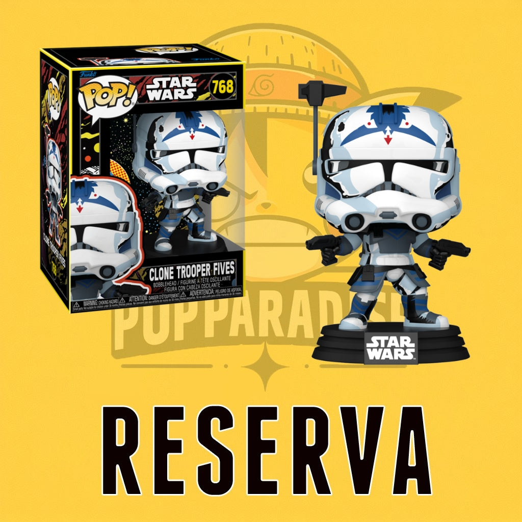 Funko Pop! Star Wars - The Clone Wars Clone Trooper Fives (Retro)(RESERVA)
