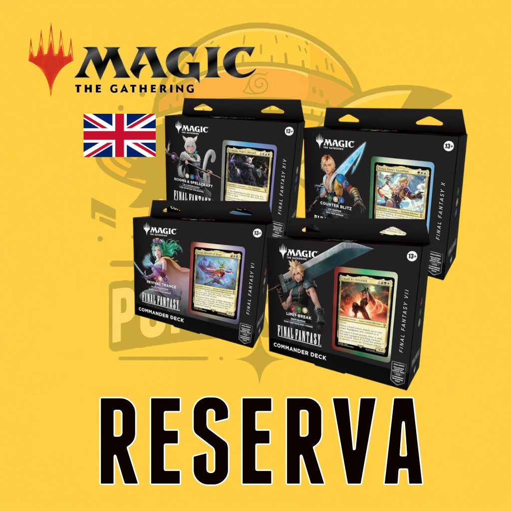 TCG Magic! Commander Display (4 Mazos) Final Fantasy (Inglés) (RESERVA)