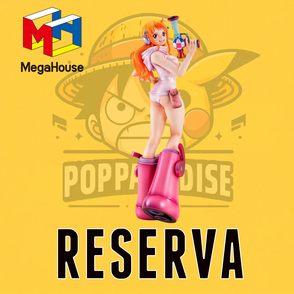 Megahouse! One Piece - Portrait Of Pirates Nami Evolutionary History 25 cm