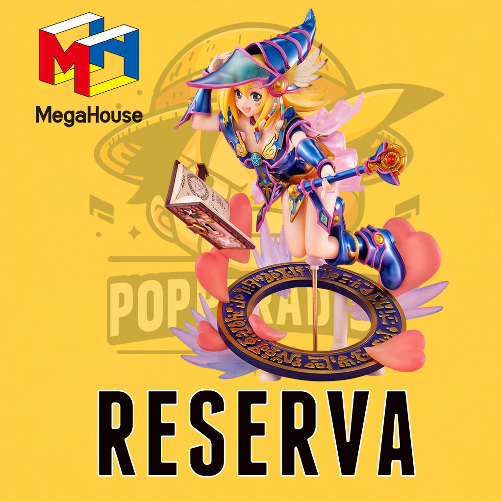 Megahouse! Yu-Gi-Oh! - Monsters Estatua PVC Art Works Monsters Dark Magician Girl 22 cm