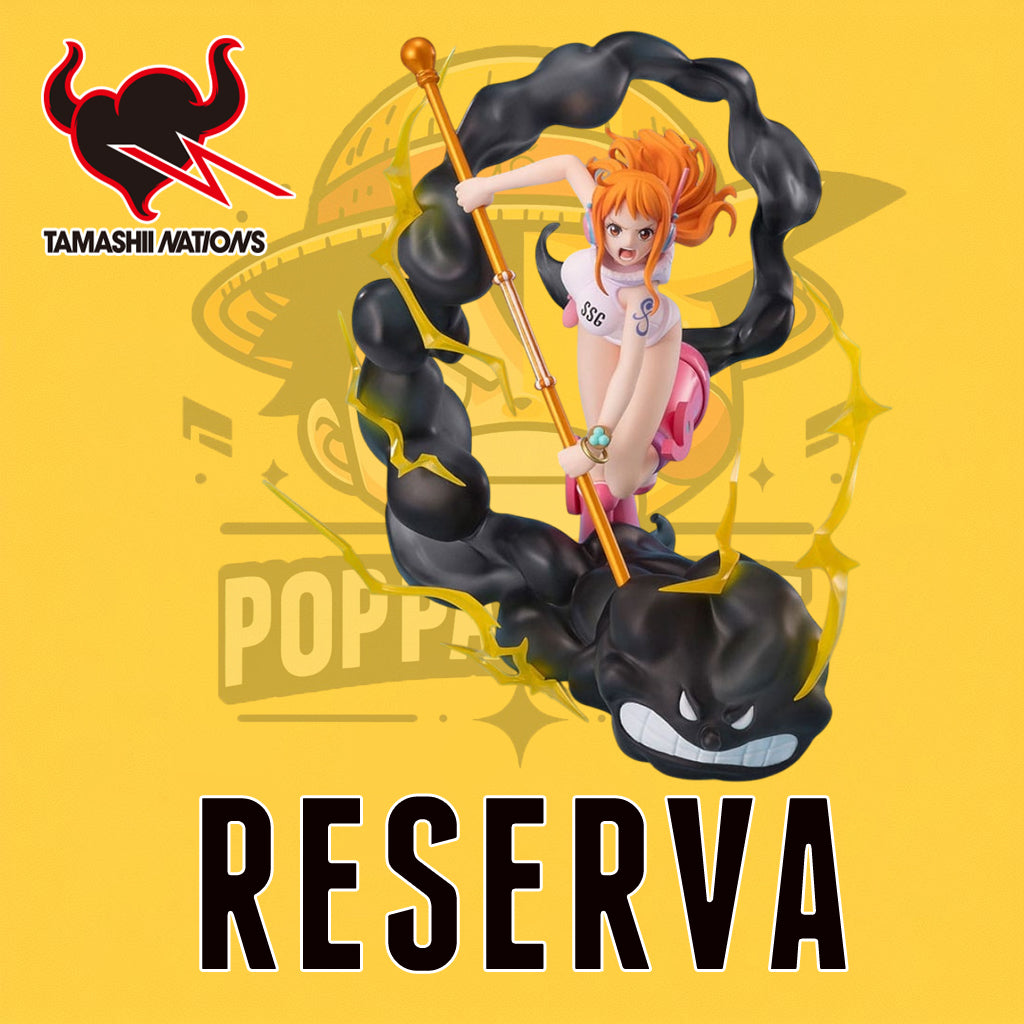 Tamashii Nations! One Piece Figuarts ZERO Extra Battle Estatua PVC Nami Lightning Blast 17 cm