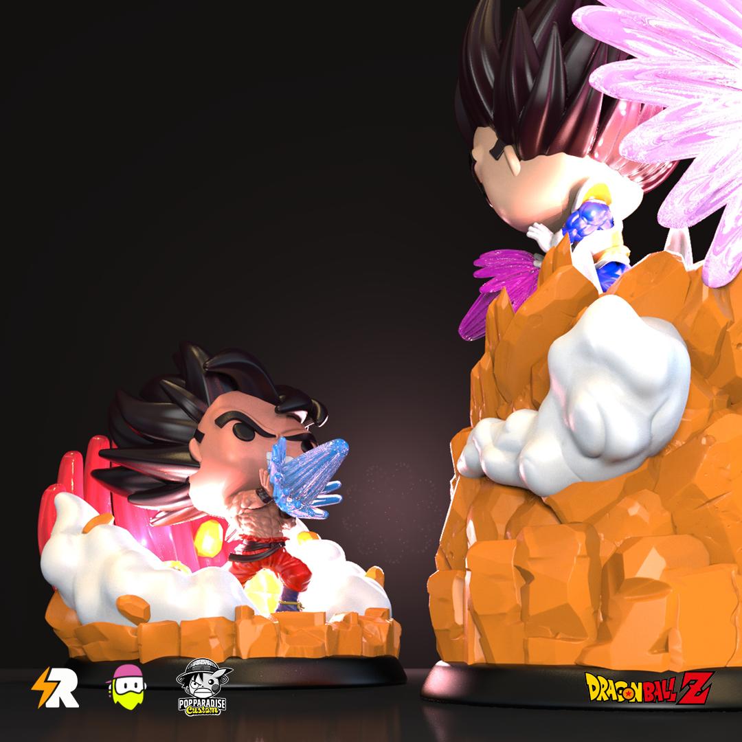 Custom Pop! Dragon Ball - Goku vs Vegeta (SOLO VEGETA)
