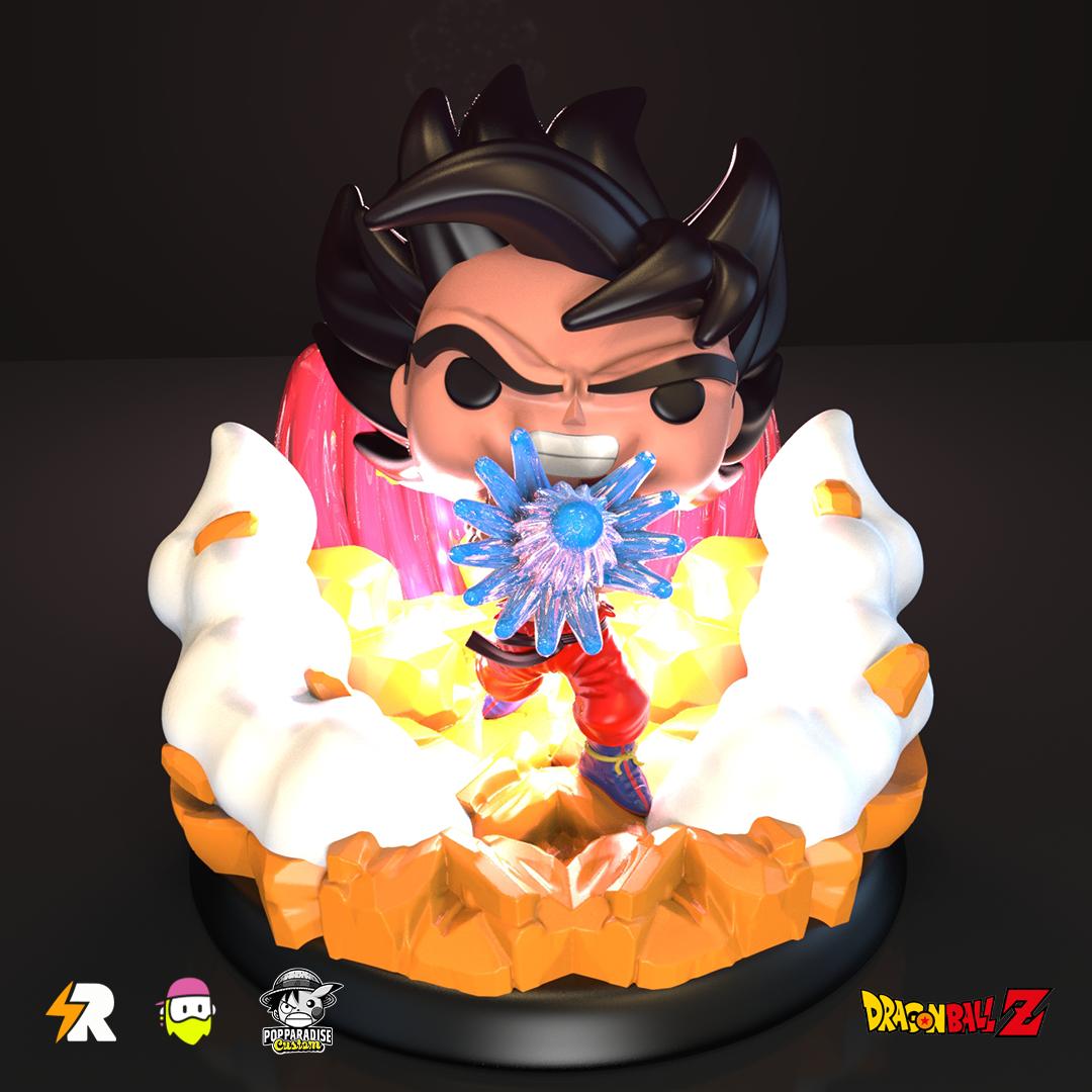 Custom Pop! Dragon Ball - Goku vs Vegeta (SOLO GOKU)