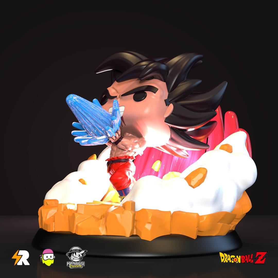 Custom Pop! Dragon Ball - Goku vs Vegeta (SOLO GOKU)