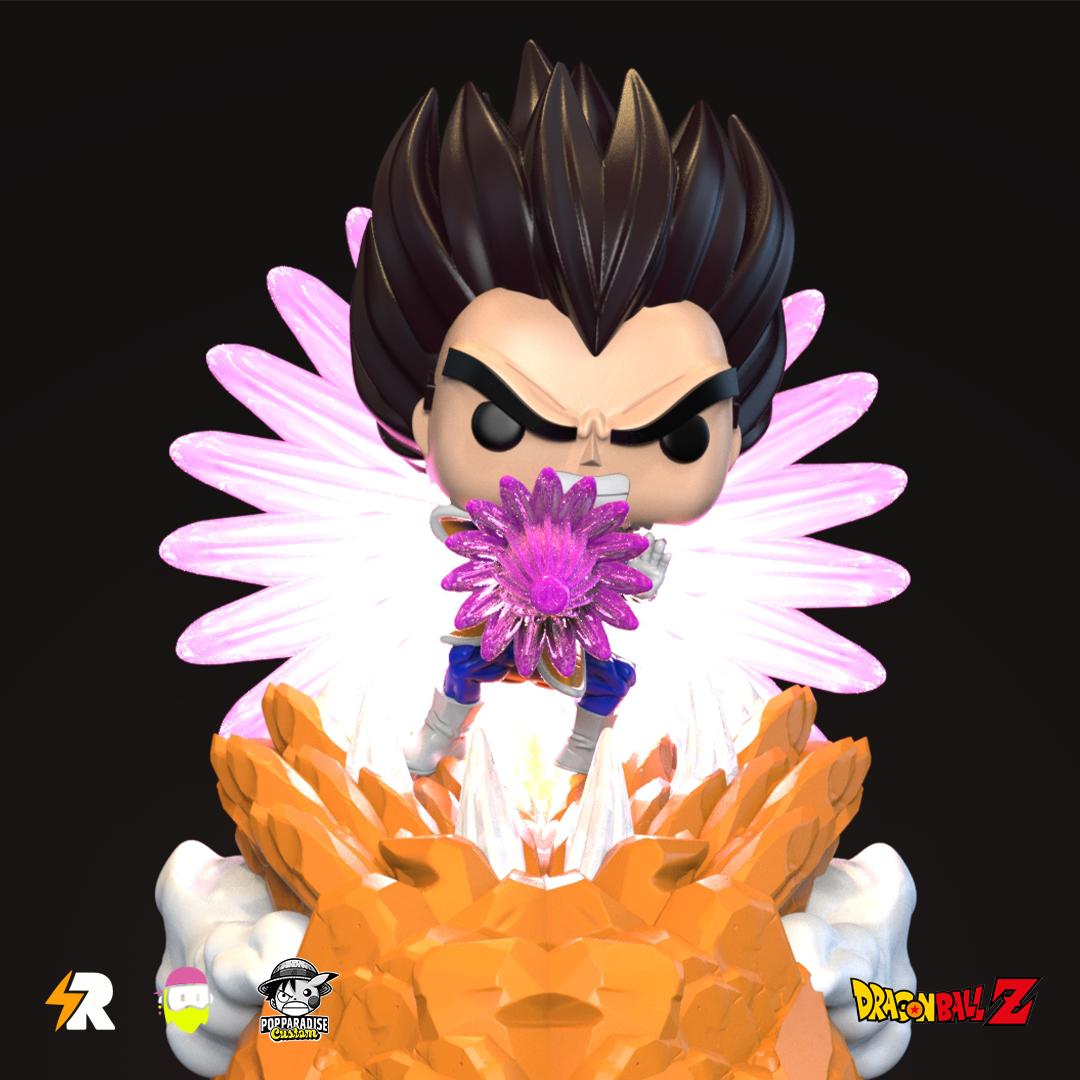Custom Pop! Dragon Ball - Goku vs Vegeta (SOLO VEGETA)