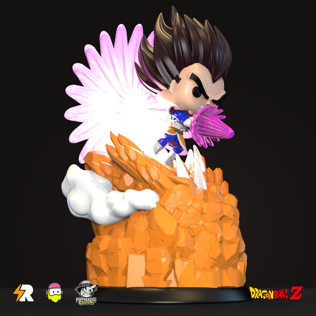 Custom Pop! Dragon Ball - Goku vs Vegeta (SOLO VEGETA)