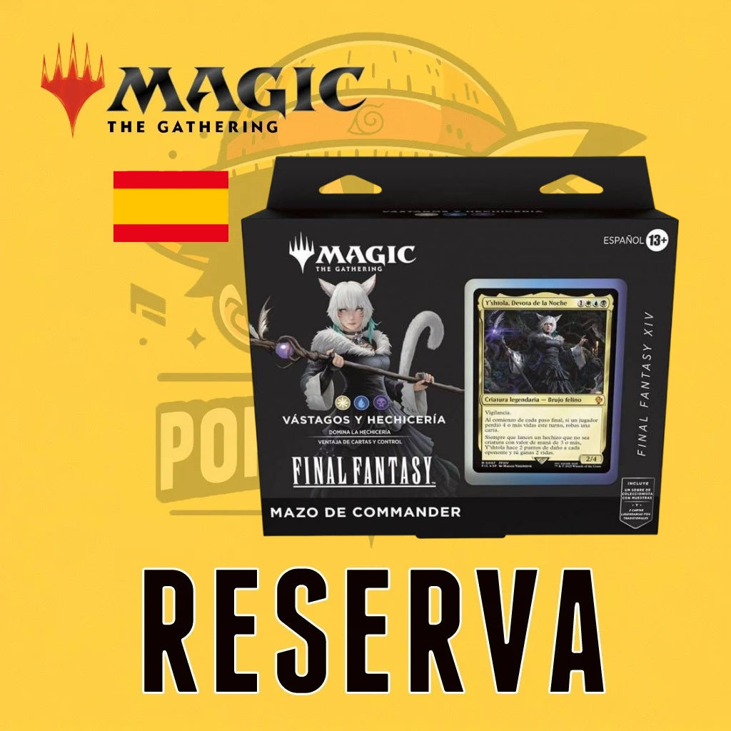 TCG Magic! Commander Display Vástagos y hechicería (Español) (RESERVA)