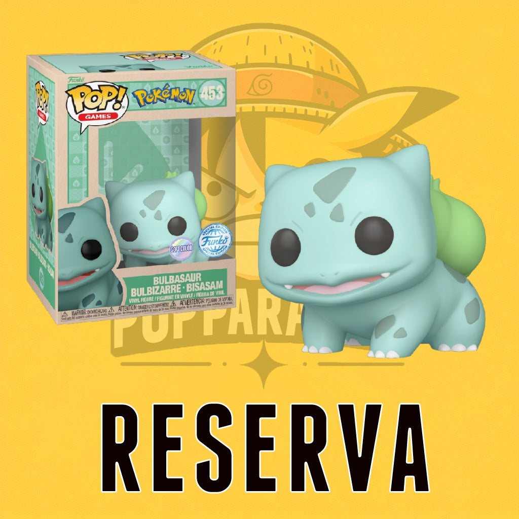 Funko Pop! Pokémon - Bulbasaur (Soft Color) (SE) 453 (RESERVA)