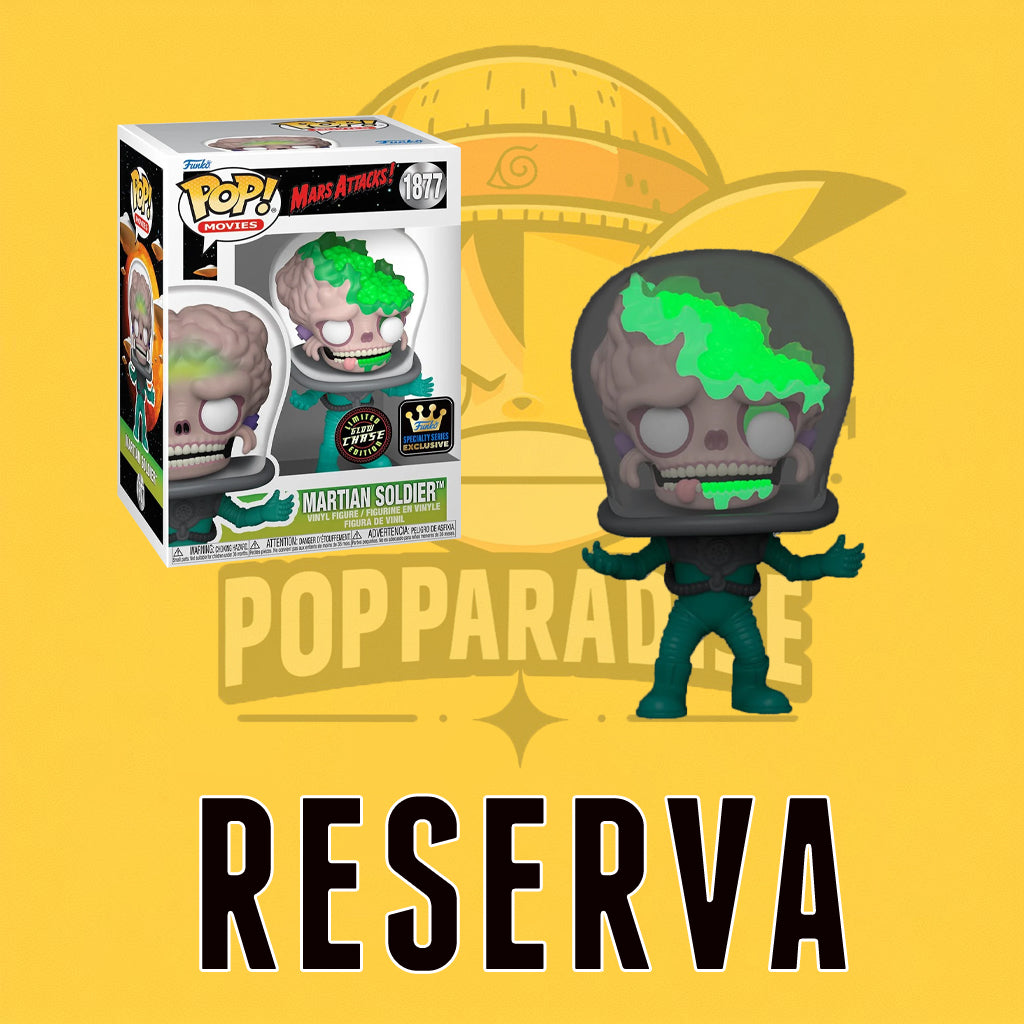 Funko Pop! Movies Mars Attacks - Martian Soldier 1877 (Specialty Exclusive) (opción aleatoria chase) (RESERVA)