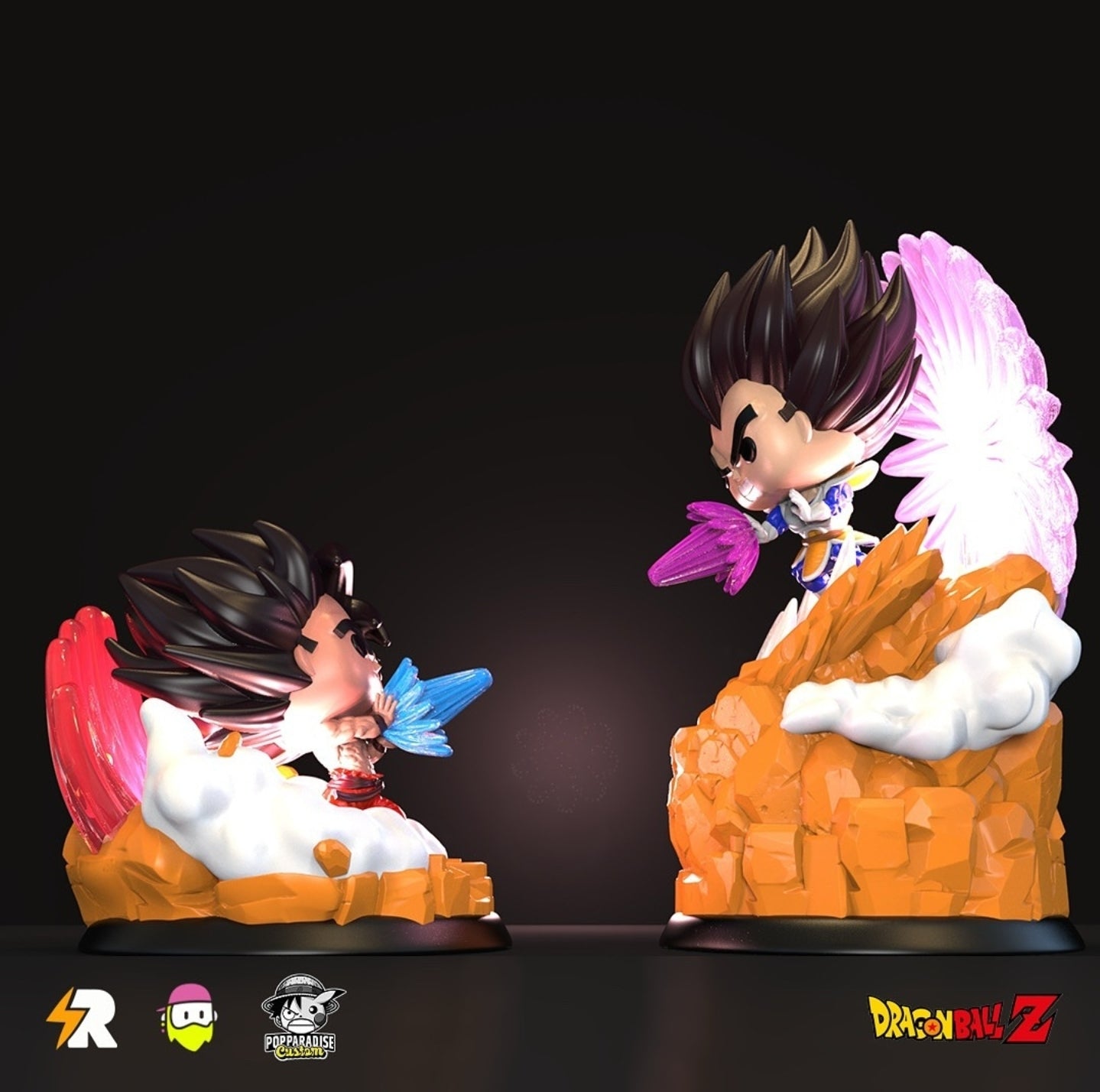 Custom Pop! Dragon Ball - Goku vs Vegeta (SOLO VEGETA)