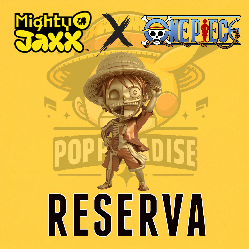 Might Jaxx! One Piece - Luffy (Treasure Gold Edition) PLUS 8 Pulgadas ( 20cm )