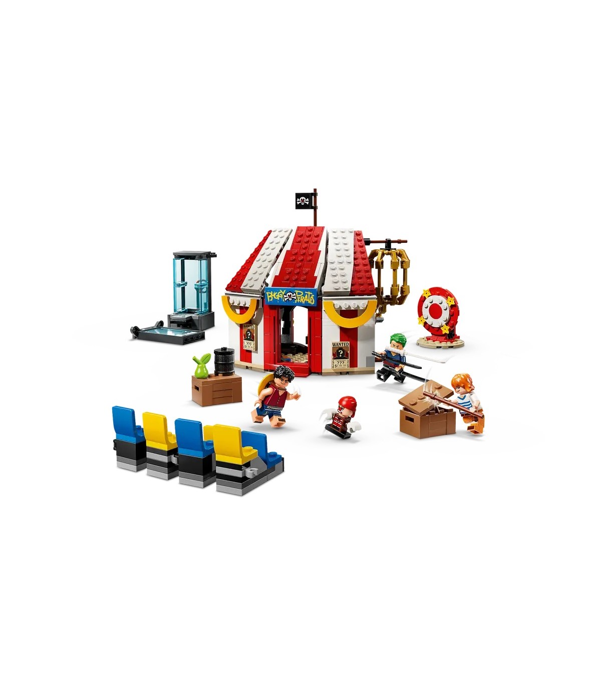 LEGO! One Piece - Carpa de Circo de Buggy el Payaso (573 PCS)