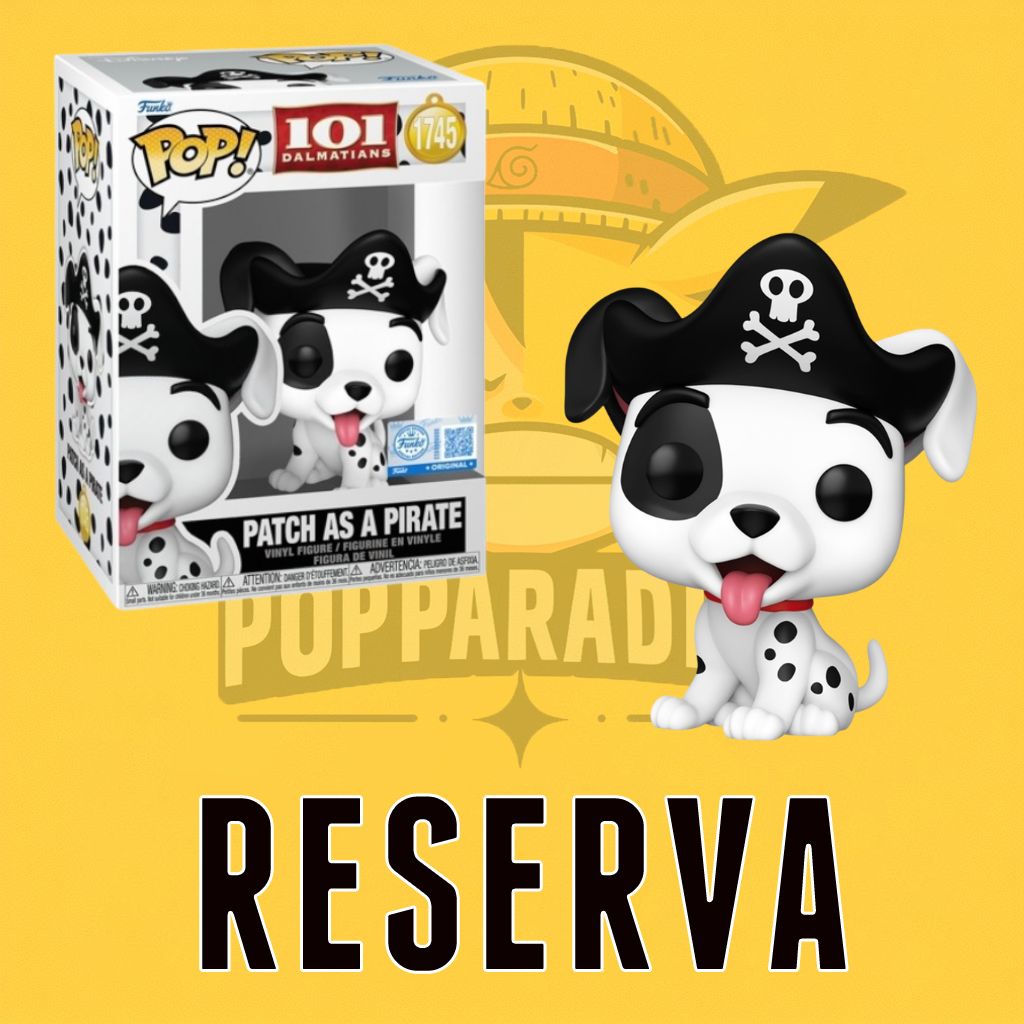 Funko Pop! 101 Dalmatas – Patch as a pirate 1745 (SE) (RESERVA)
