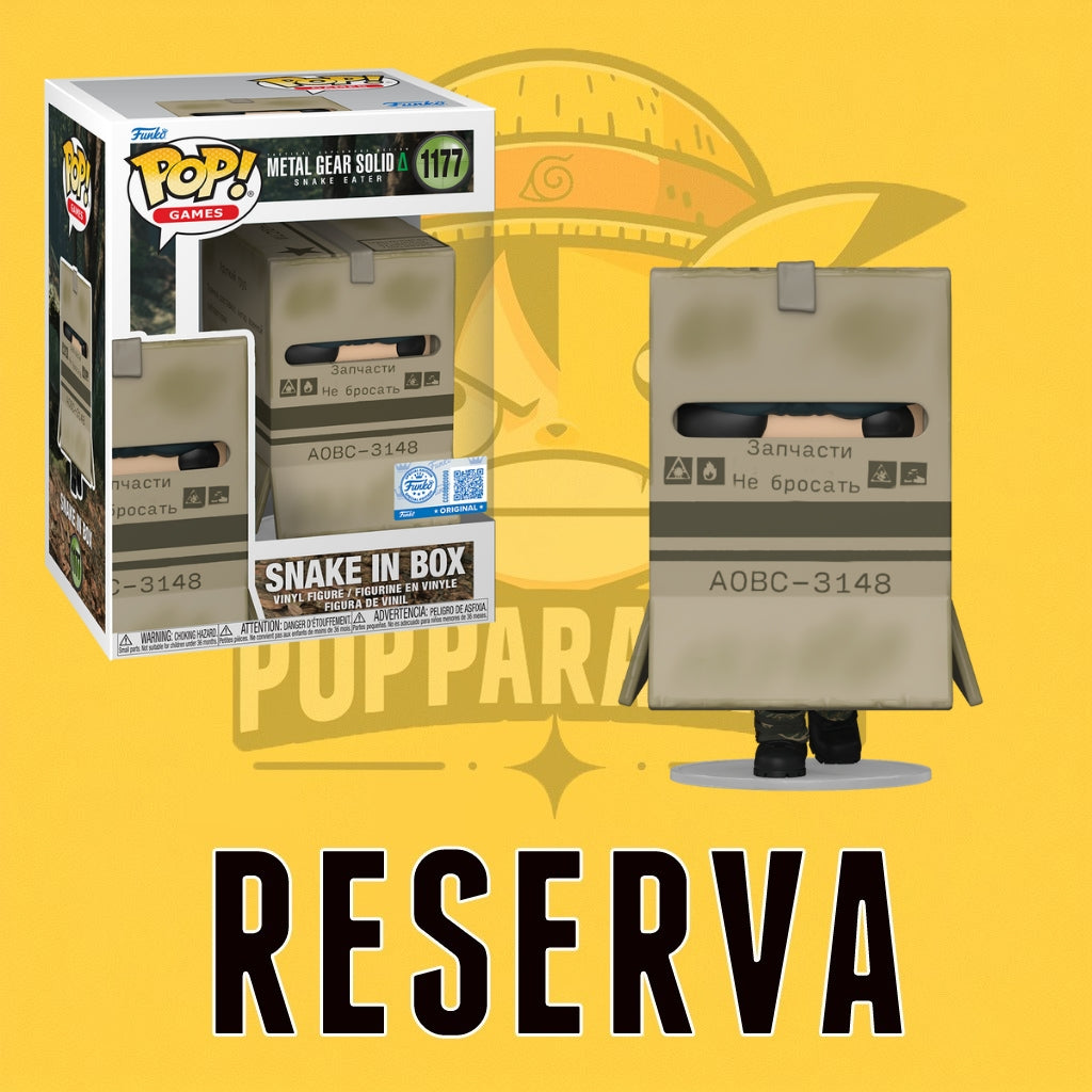 Funko Pop! Metal Gear Solid - Snake in Box 1177 (SE) (RESERVA)