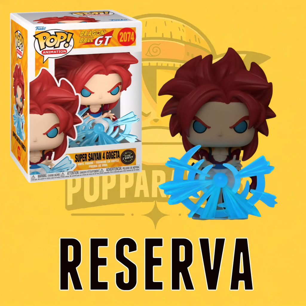 Funko Pop! Dragon Ball GT - Gogeta Super Saiyan 4 2074 (Chase Glow aleatoria) (RESERVA)