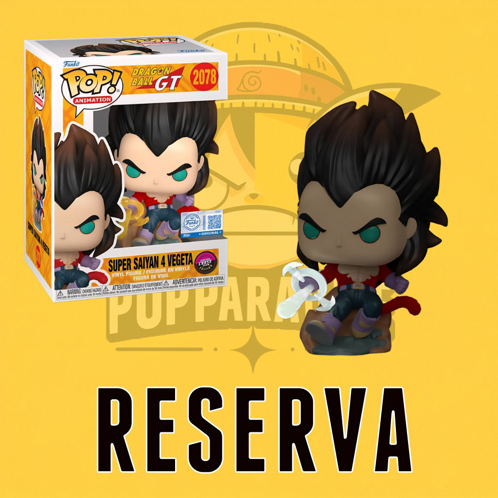 Funko Pop! Dragon Ball GT - Super Saiyan 4 Vegeta 2078 (SE) (Opción chase aleatoria) (RESERVA)