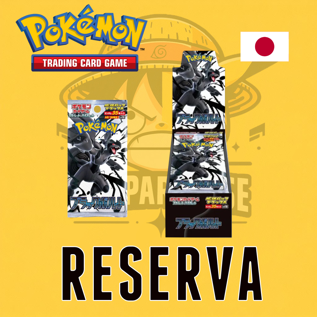 TCG Pokémon! Booster Box Black Bolt Caja Delux (Japonés)(Reserva)