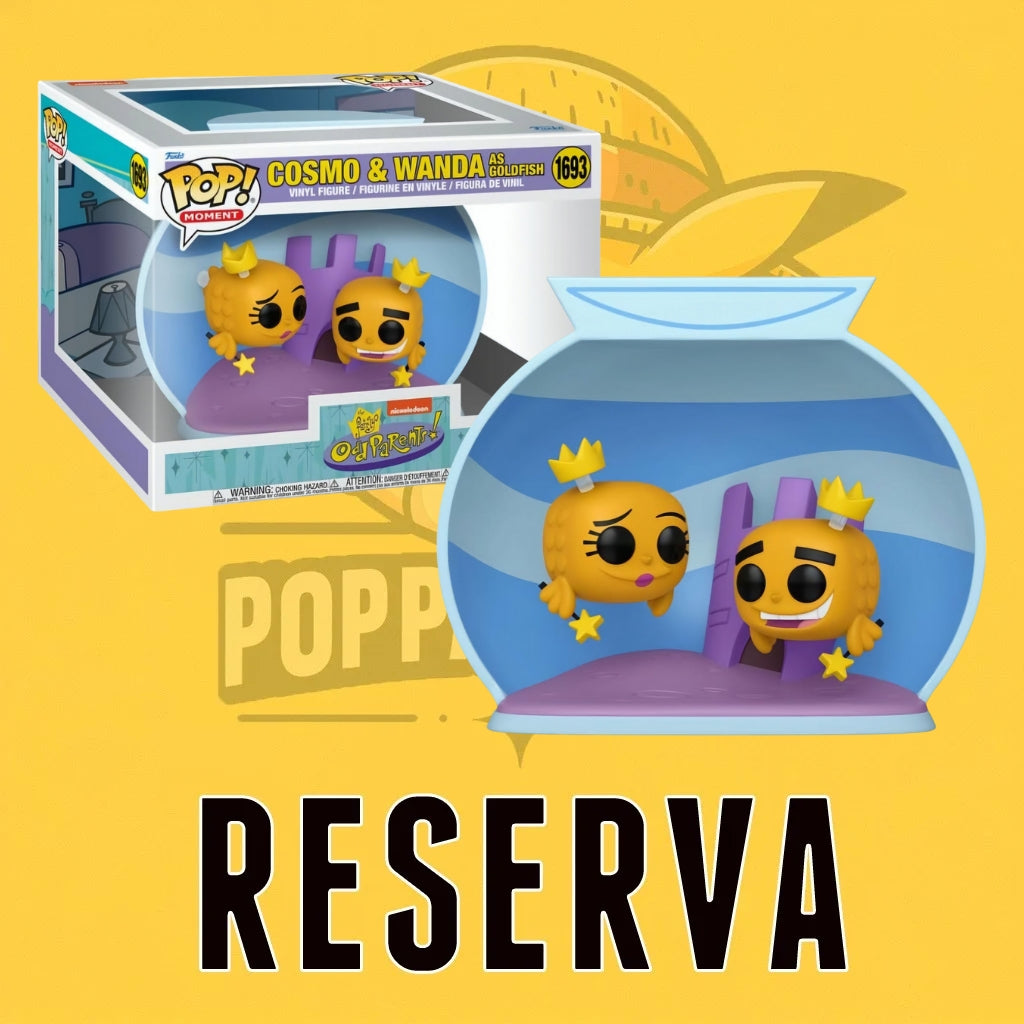 Funko Pop! The Fairly OddParents - Moment Cosmo & Wanda as Goldfish 1693 (SE) (RESERVA)