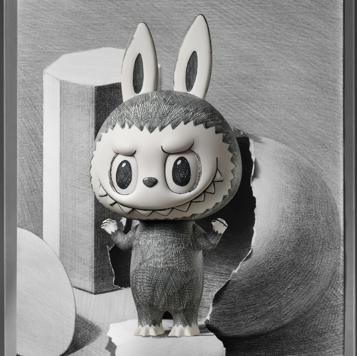 Pop Mart! The Monsters - MEGA LABUBU 400% Sketch