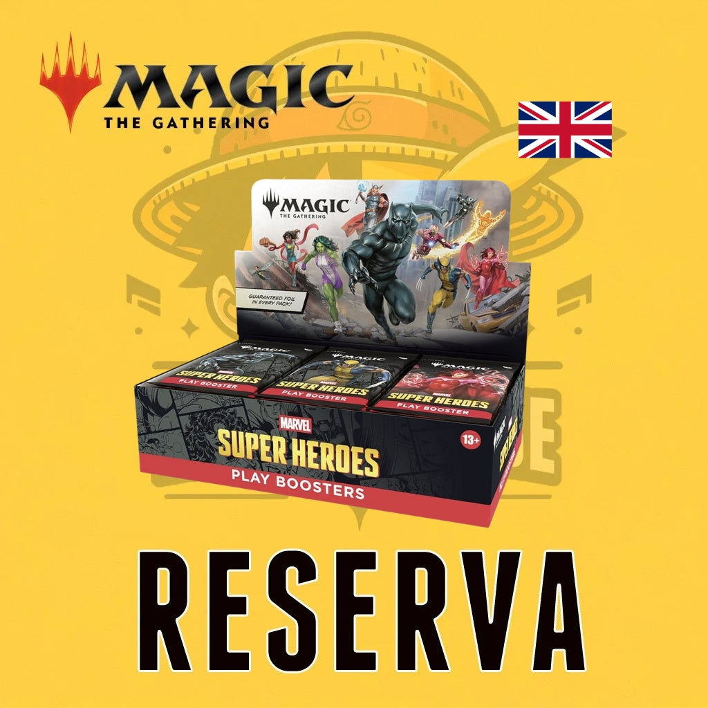 TCG Magic The Gathering | Marvel Super Heroes - Play Booster (30 sobres) (Inglés) (RESERVA)
