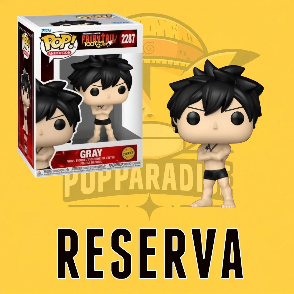 Funko Pop! Fairy Tail – Bundle Gray 2287 + Chase (RESERVA)