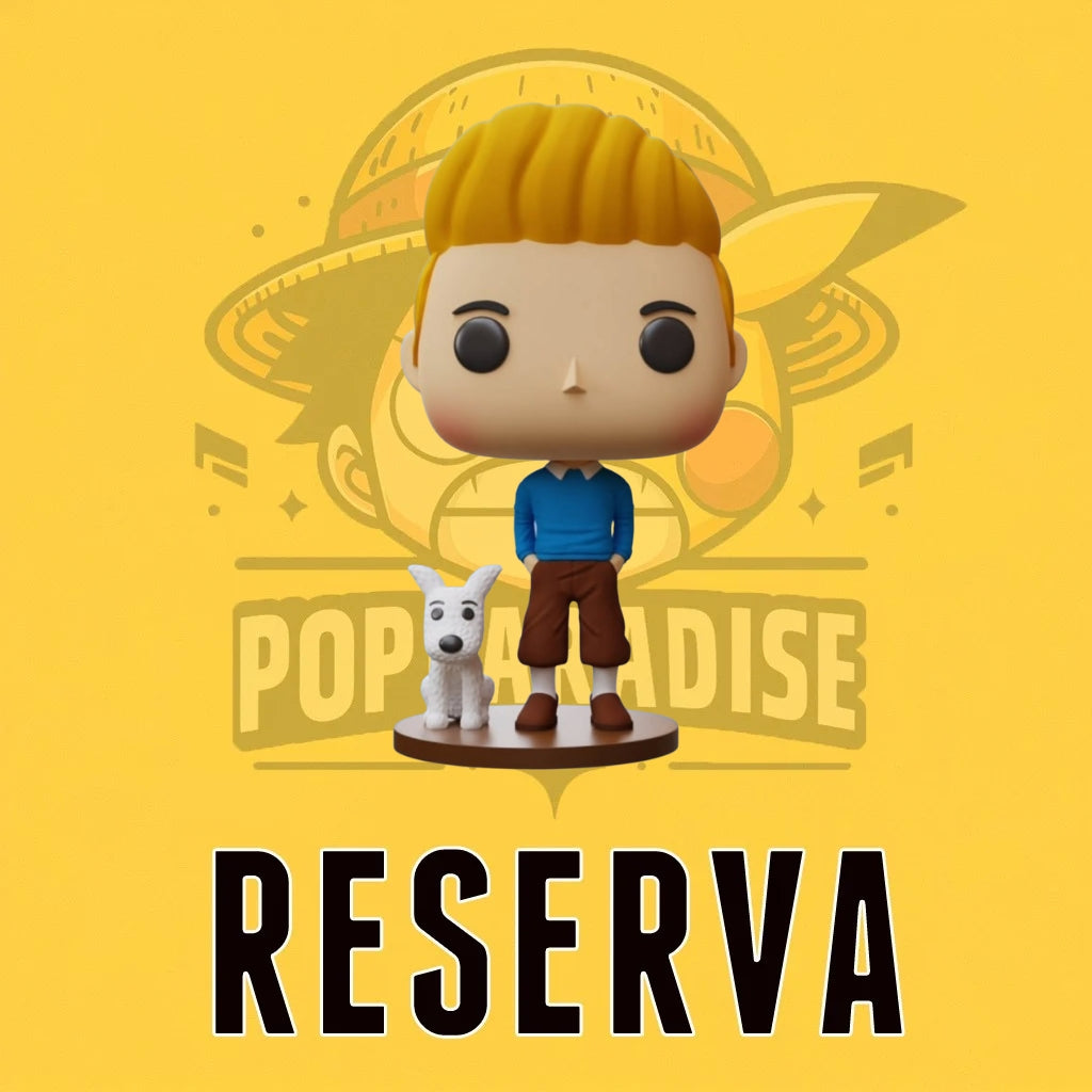 Custom Pop! Tintín - Tintín y Hergé