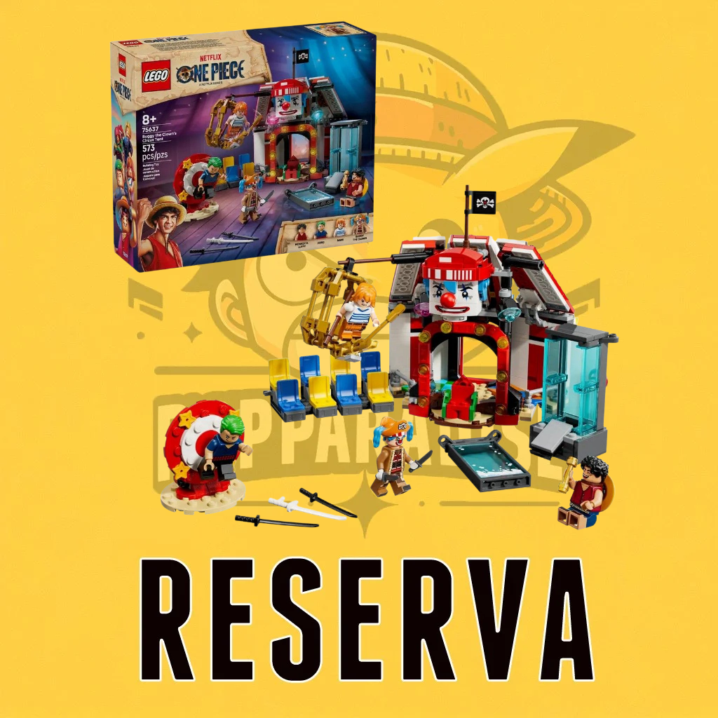 LEGO! One Piece - Carpa de Circo de Buggy el Payaso (573 PCS)