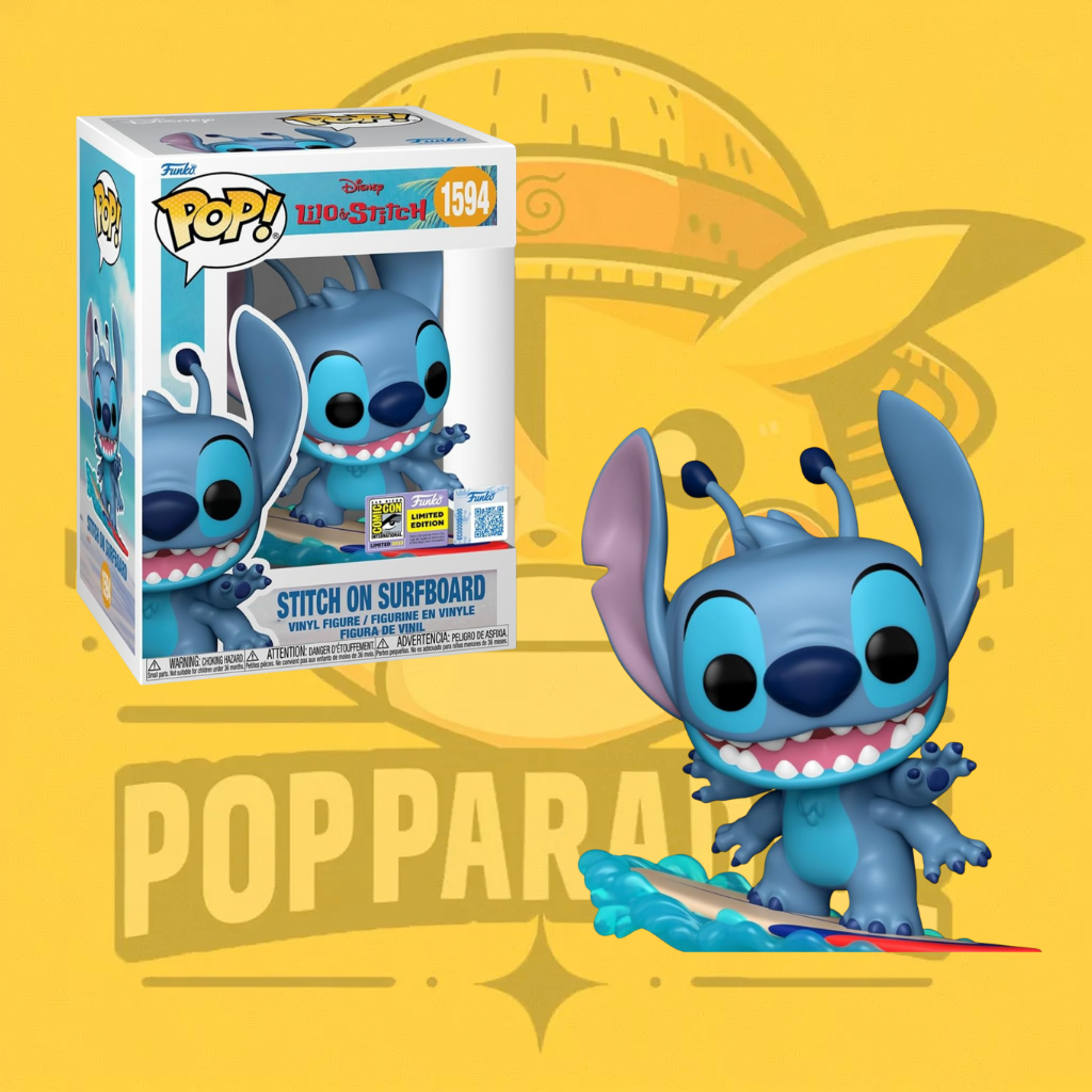 Funko Pop! Disney - Stitch on Surfboard 1594 SDCC2025