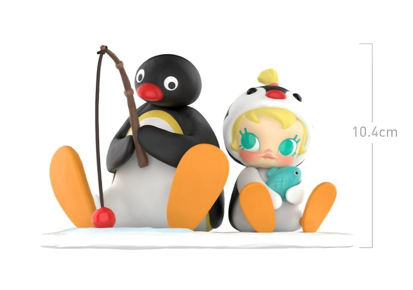 Pop Mart! Molly - Baby Molly × PINGU Fishing Time Figure