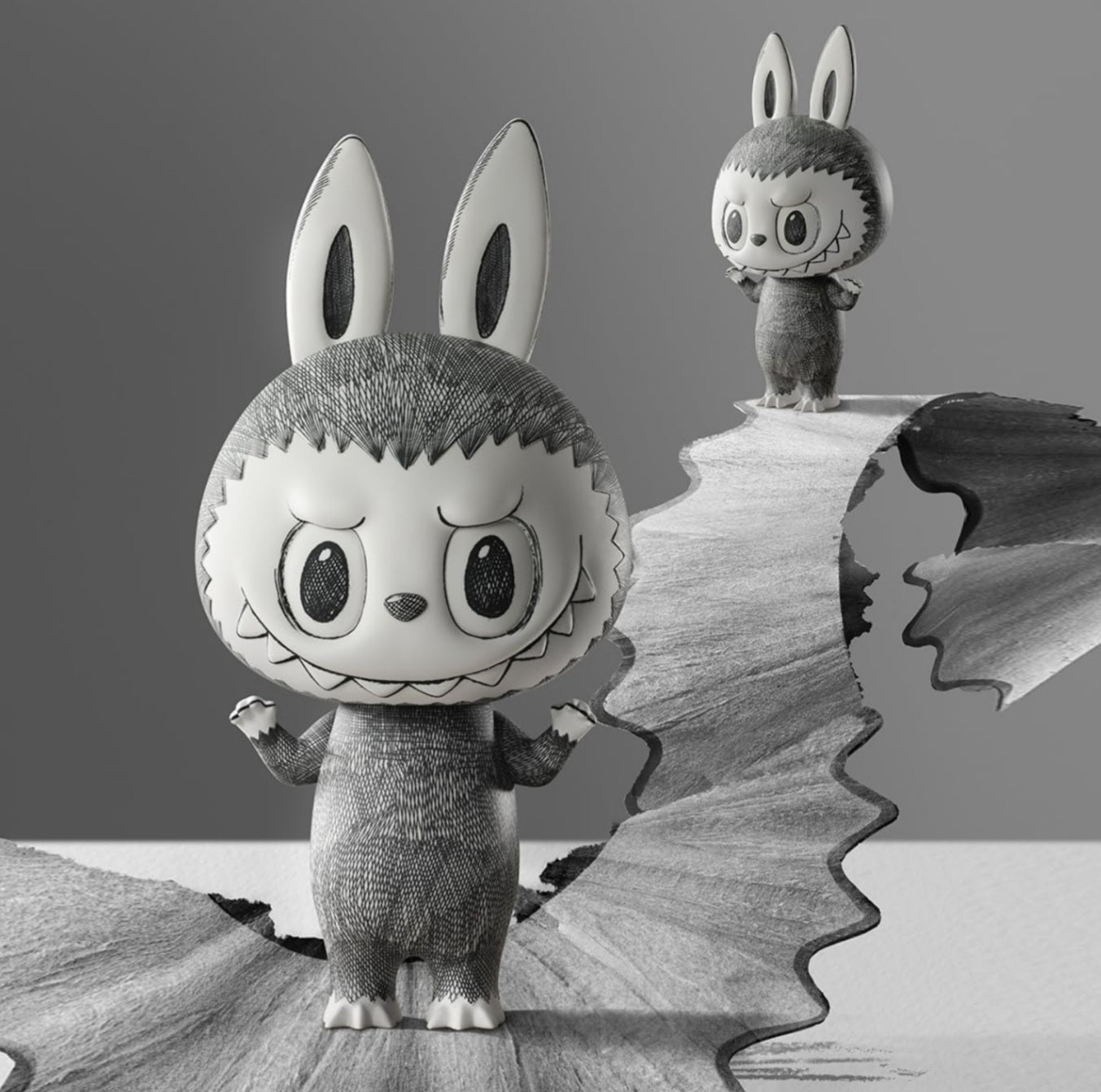 Pop Mart! The Monsters - MEGA LABUBU 400% Sketch