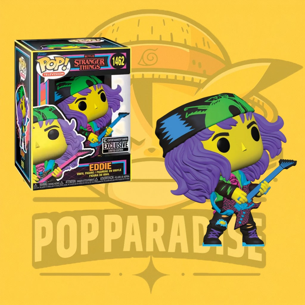 Funko Pop! Stranger Things - Eddie Blacklight (Entertainment Earth) 1462