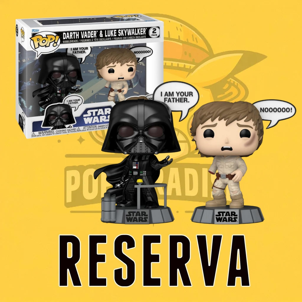 Funko Pop! Star Wars - 2 pack Darth Vader & Luke Skywalker (RESERVA)