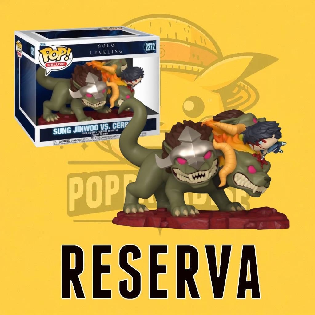 Funko Pop! Solo Leveling – Deluxe Sung Jinwoo vs Cerberus 2272 (RESERVA)