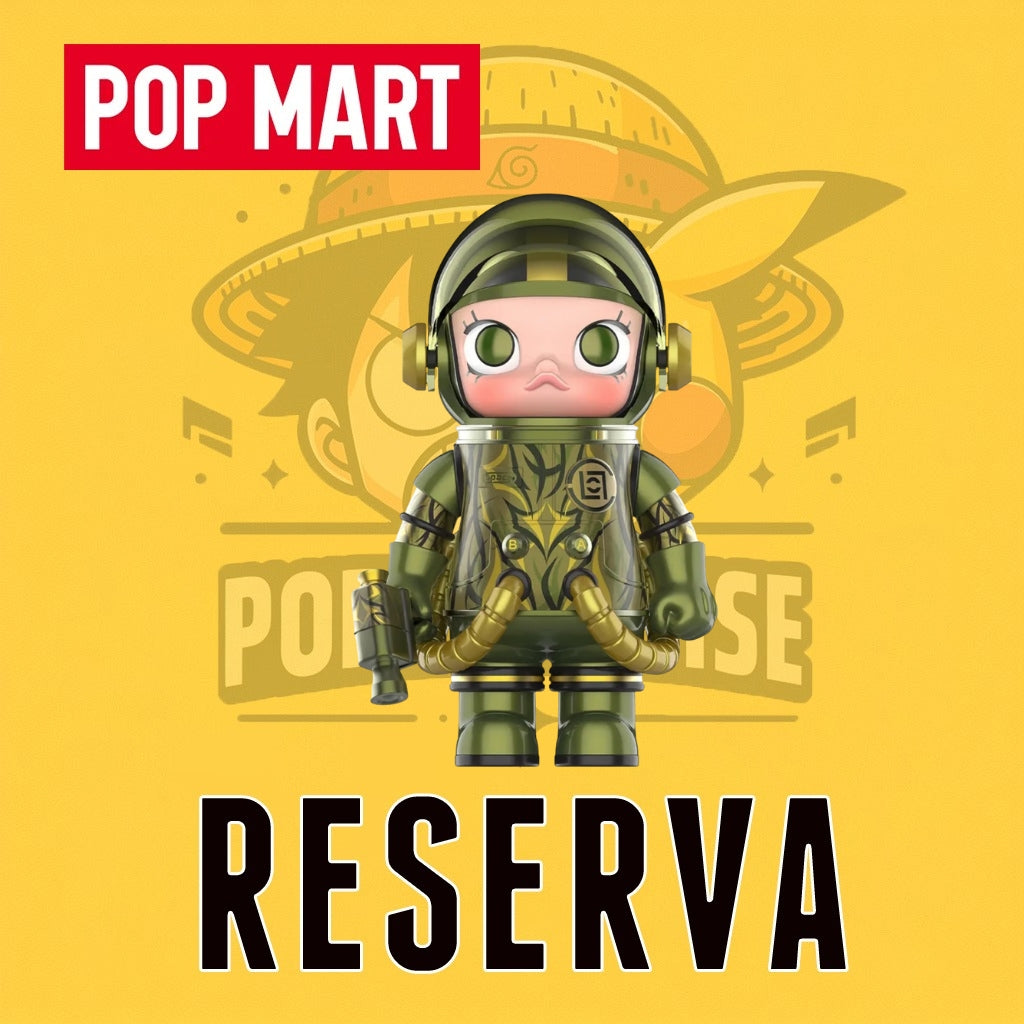 Pop Mart! Molly - MEGA SPACE MOLLY 100% CLOT-Olive Alienegra