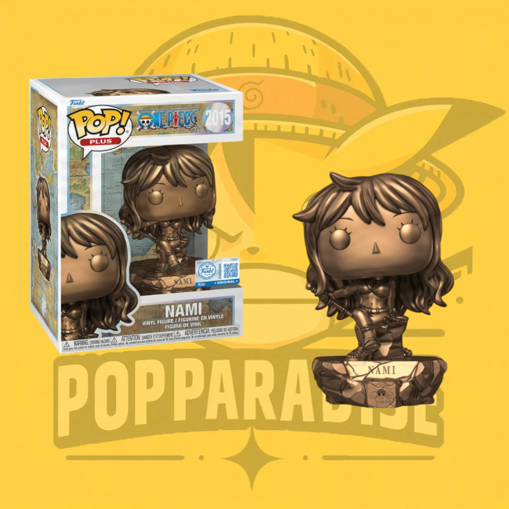 Funko Pop! One Piece - Bundle Usopp Statue (Bronze) PLUS & Nami Statue (Bronze) PLUS