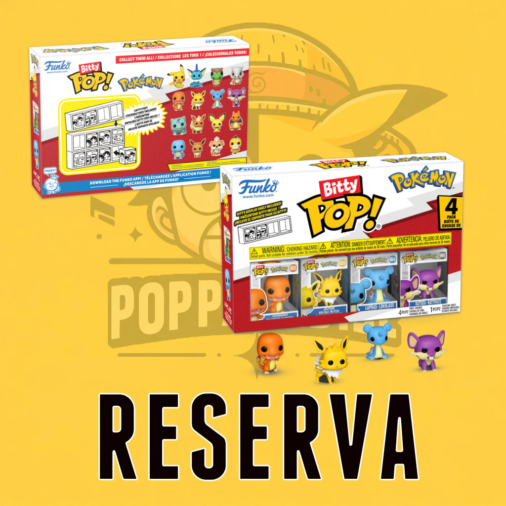 Bitty Pop! 4-pack Pokemon Serie 2 (RESERVA)