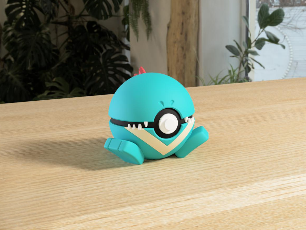 POKE BALL 3D! 0158 Totodile