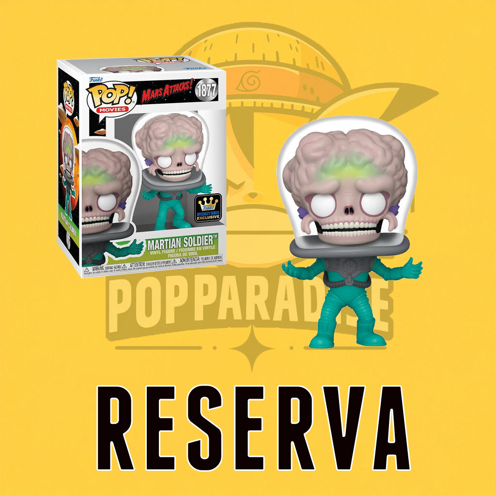 Funko Pop! Movies Mars Attacks - Martian Soldier 1877 (Specialty Exclusive) (opción aleatoria chase) (RESERVA)