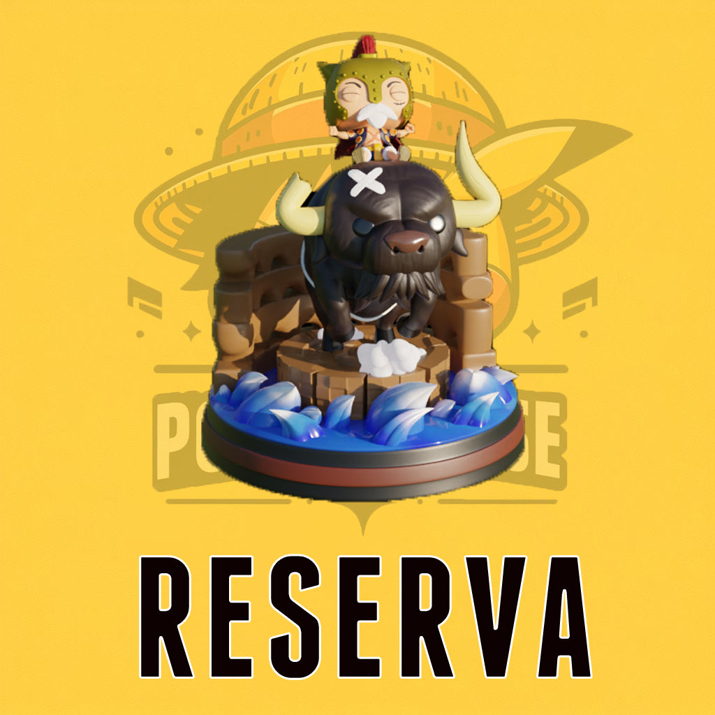 Custom Pop! One Piece -  Monkey D. Luffy x Lucy & Brutal Bull (Diorama)