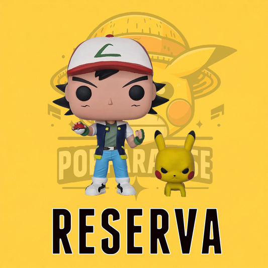 Custom Pop! Pokémon - Ash y Pikachu