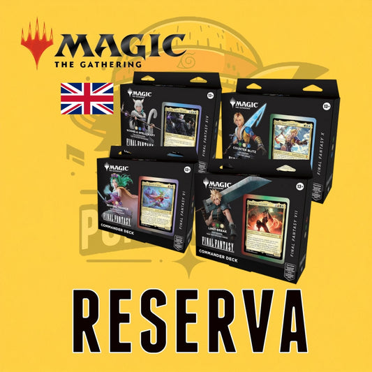 TCG Magic! Commander Display (4 Mazos) Final Fantasy (Inglés) (RESERVA)