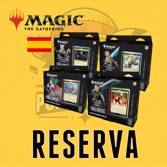 TCG Magic! Commander Display (4 Mazos) Final Fantasy (Español) (RESERVA)