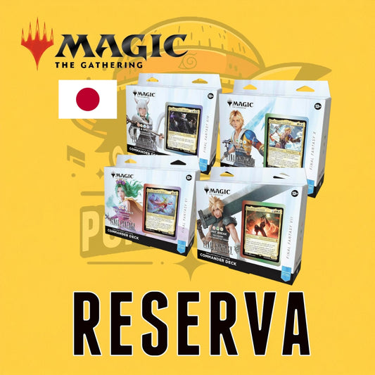 TCG Magic! Collector´s Edition Commander Display (4 Mazos) Final Fantasy (Japanese) (RESERVA)
