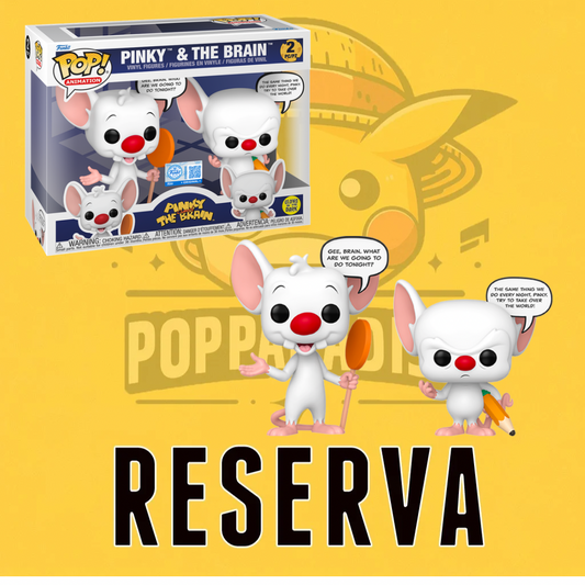 Funko Pop! Pinky & The Brain - Pinky & The Brain (2-Pack) (SE) (GITD) (RESERVA)