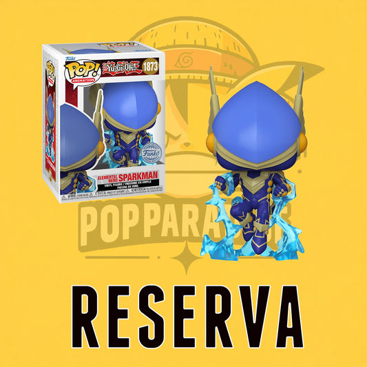 Funko Pop! Yu-Gi-Oh! - Elemental Hero Sparkman 1873 (SE) (RESERVA)