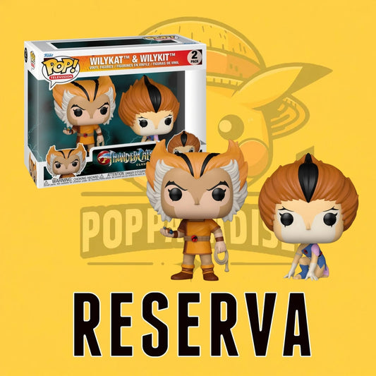 Funko Pop! Television - ThunderCats Wilykat and Wilykit 2-Pack (RESERVA)