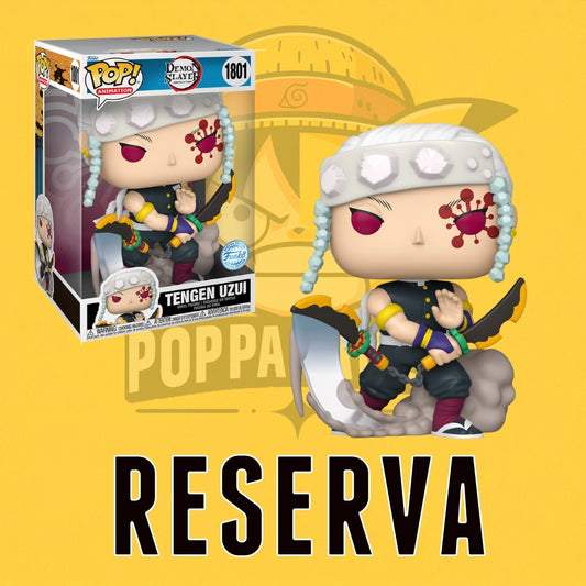 Funko Pop! Kimetsu No Yaiba (Demon Slayer) - Tengen Uzui 1801 Jumbo 10" (RESERVA)