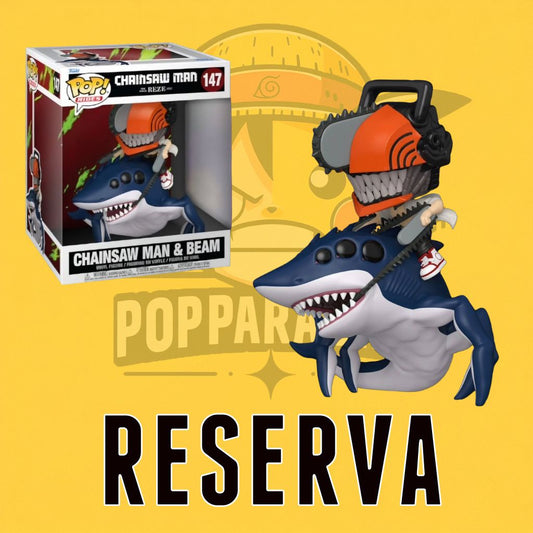 Funko Pop! Chainsaw man – Chainsaw man & Beam 147 (RESERVA)
