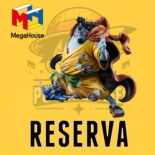 Megahouse! One Piece -  Portrait Of Pirates SA-MAXIMUM Knight of the Sea Jinbe Limited Reprint 25 cm
